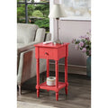 Khloe French Country Accent Table with Shelf and Drawer by Convenience Concepts