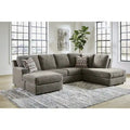 Signature Design by Ashley O'Phannon Putty 2-Piece Sectional Sofa with Chaise - Dimensions: 125W x 86D x 38H