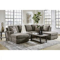 Signature Design by Ashley O'Phannon Putty 2-Piece Sectional Sofa with Chaise - Dimensions: 125W x 86D x 38H