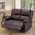 AECOJOY Dual Reclining Loveseat with Heat and Massage Features