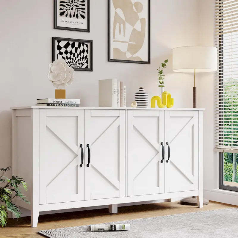 Versatile Freestanding Storage Cabinet for Living Room, Office, or Bedroom