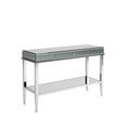 iNSPIRE Q Bold Camille Mirrored Console Table TV Stand with Drawer
