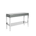 iNSPIRE Q Bold Camille Mirrored Console Table TV Stand with Drawer