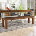 Anaisha Rustic Solid Mango Wood Dining Bench - Furniture of America
