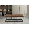Carbon Loft DeAngelo Faux Leather Accent Bench