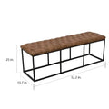 Carbon Loft DeAngelo Faux Leather Accent Bench