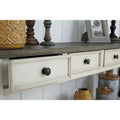 Signature Design by Ashley Bolanburg Rustic Farmhouse Sofa Table