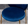 Roundhill Furniture Amoa Modern Velvet Upholstered Dining Chair