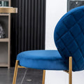 Roundhill Furniture Amoa Modern Velvet Upholstered Dining Chair