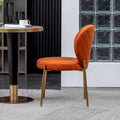 Roundhill Furniture Amoa Modern Velvet Upholstered Dining Chair