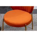 Roundhill Furniture Amoa Modern Velvet Upholstered Dining Chair