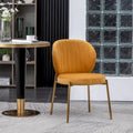 Roundhill Furniture Amoa Modern Velvet Upholstered Dining Chair