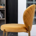 Roundhill Furniture Amoa Modern Velvet Upholstered Dining Chair