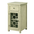 Emma 18-Inch Transitional Solid Wood Side Table with 1 Drawer by Furniture of America