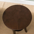 Leick Home Round Side Table Featuring a Convenient Shelf
