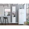 Elegant Tall Black Pantry Cabinet
