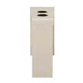 Compact Charging Side Table - Nightstand with Storage, Dual Power Outlets & USB Ports