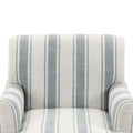 Contemporary Striped Armchairs