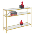 Royal Crest 3-Tier Glass Console Table by Convenience Concepts
