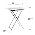 SEI Furniture Hinding Collapsible Tray Table