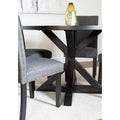 Roundhill Furniture Mytzi 5-Piece Dining Set: Cross-Buck Table with 4 Elegant Chairs