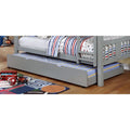 Furniture of America Pice Modern Twin Solid Wood Trundle Bed