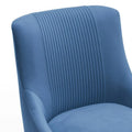 SEYNAR Set of 4 Modern Glam Boucle Velvet Dining or Vanity Chairs with Rear Handle