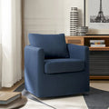 Erkenbald Contemporary 360-Degree Swivel Chair with Removable Slipcover by HULALA HOME