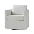 Erkenbald Contemporary 360-Degree Swivel Chair with Removable Slipcover by HULALA HOME