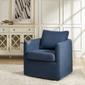Erkenbald Contemporary 360-Degree Swivel Chair with Removable Slipcover by HULALA HOME