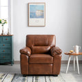 Modern Fort Faux Leather Accent Chairs for Living Room Upholstery