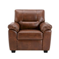 Modern Fort Faux Leather Accent Chairs for Living Room Upholstery