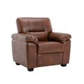 Modern Fort Faux Leather Accent Chairs for Living Room Upholstery