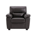 Modern Fort Faux Leather Accent Chairs for Living Room Upholstery