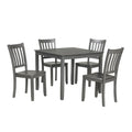 Denhour DH Basic Traditional Solid Wood 5-Piece Dining Set