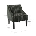 HomePop Classic Swoop Arm Accent Chair" can be rewritten as "HomePop Elegant Swoop Arm Accent Chair.