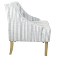 HomePop Classic Swoop Arm Accent Chair" can be rewritten as "HomePop Elegant Swoop Arm Accent Chair.