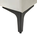 Lifestorey Modern Queen Platform Bed with Stark Velvet Upholstery