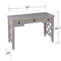 SEI Furniture Eden Writing Desk with Storage Solutions