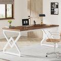 63-Inch Spacious Executive Desk for Home Office Use