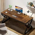 63-Inch Spacious Executive Desk for Home Office Use