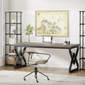 63-Inch Spacious Executive Desk for Home Office Use