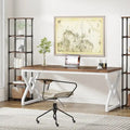 63-Inch Spacious Executive Desk for Home Office Use