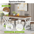 Executive Desk – Large Modern Office Workstation with Thick Wood Top