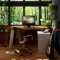 54.3-Inch Corner Computer Desk for Home Office with Drawers and Cabinet