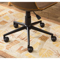 Roundhill Furniture Cesena 360° Swivel Office Chair with Faux Leather and Air Lift