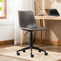 Roundhill Furniture Cesena 360° Swivel Office Chair with Faux Leather and Air Lift