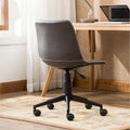 Roundhill Furniture Cesena 360° Swivel Office Chair with Faux Leather and Air Lift