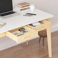 39.4-Inch Wooden Writing and Computer Desk