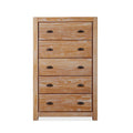 Montauk Solid Wood Chest with 5 Drawers by Grain Wood Furniture